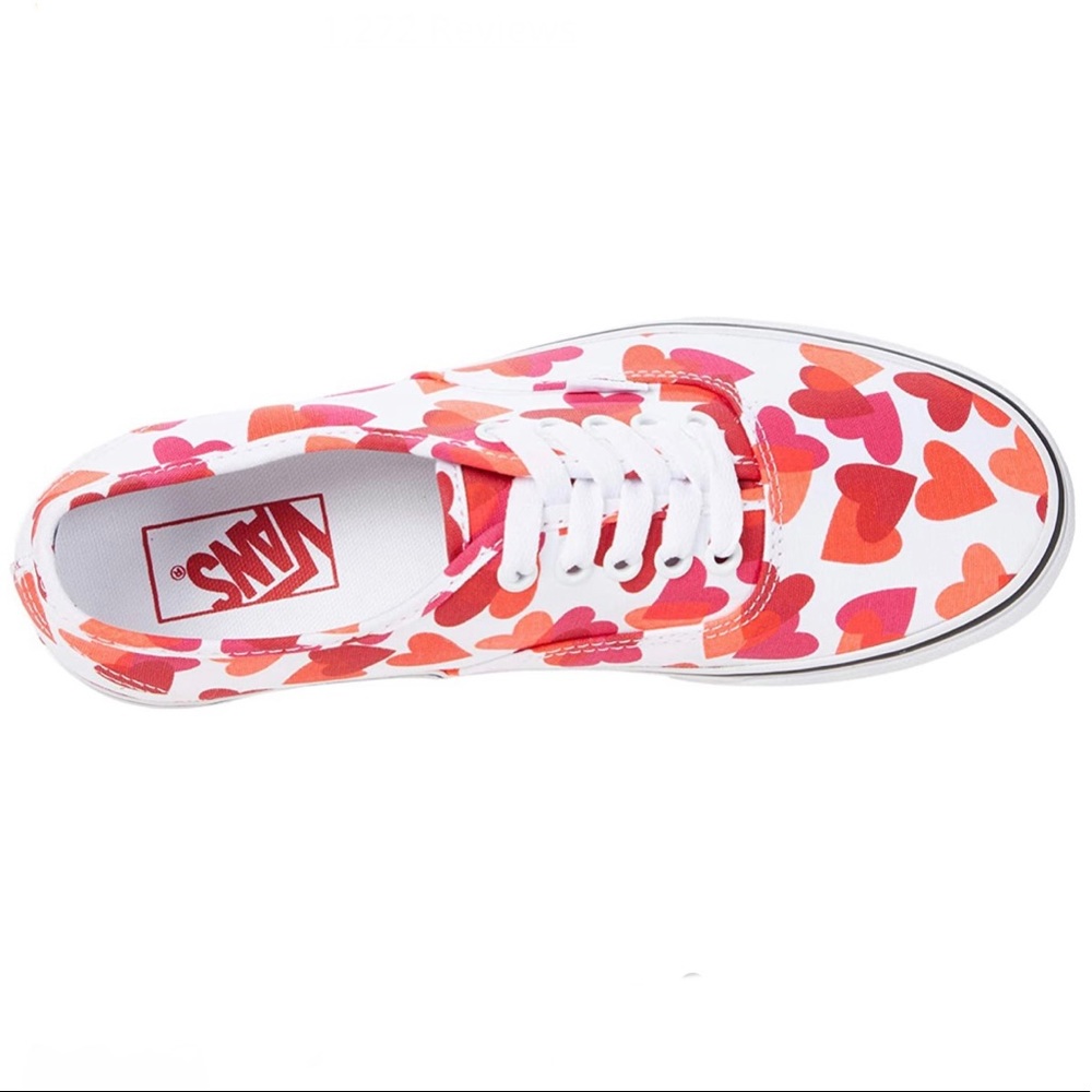 VANS ‘Off the Wall’ Valentines Hearts Sneakers ❤️ - Picture 2 of 9